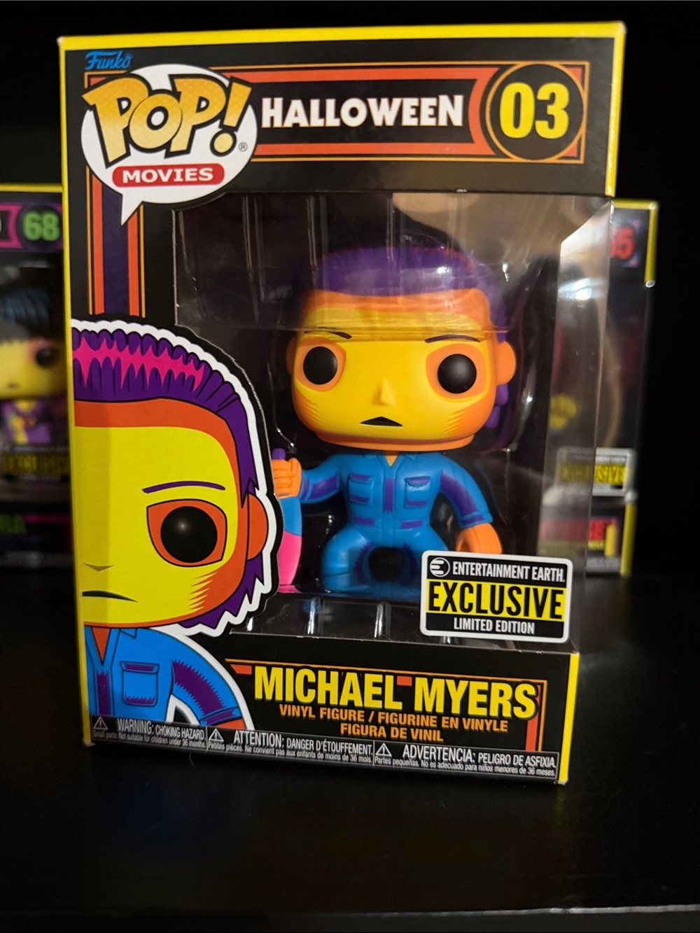 Funko Pop! Movies Halloween Michael Myers — Yellow & Purple Vinyl Figure